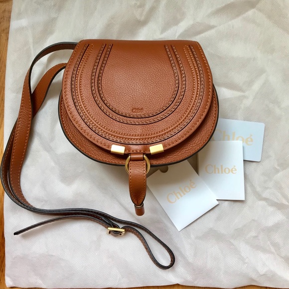 Chloe Handbags - Chloe Small Marcie Leather Crossbody Bag